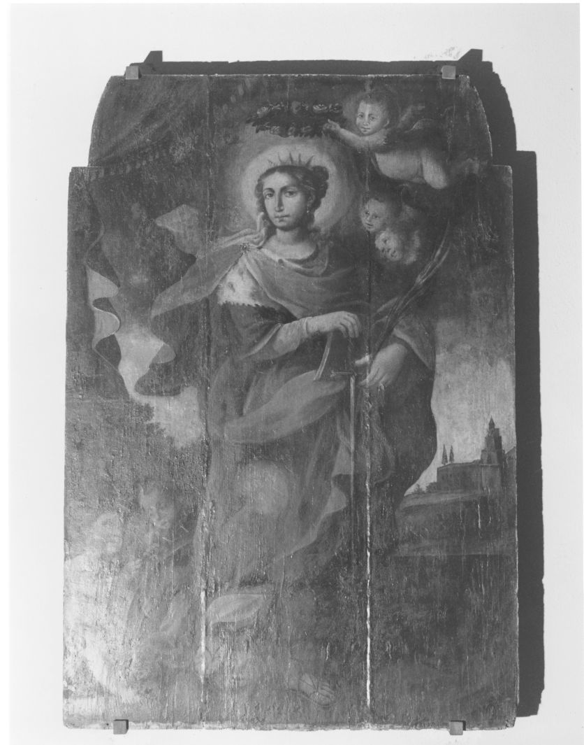 Santa Caterina d'Alessandria (dipinto) - ambito campano (seconda metà sec. XVI)