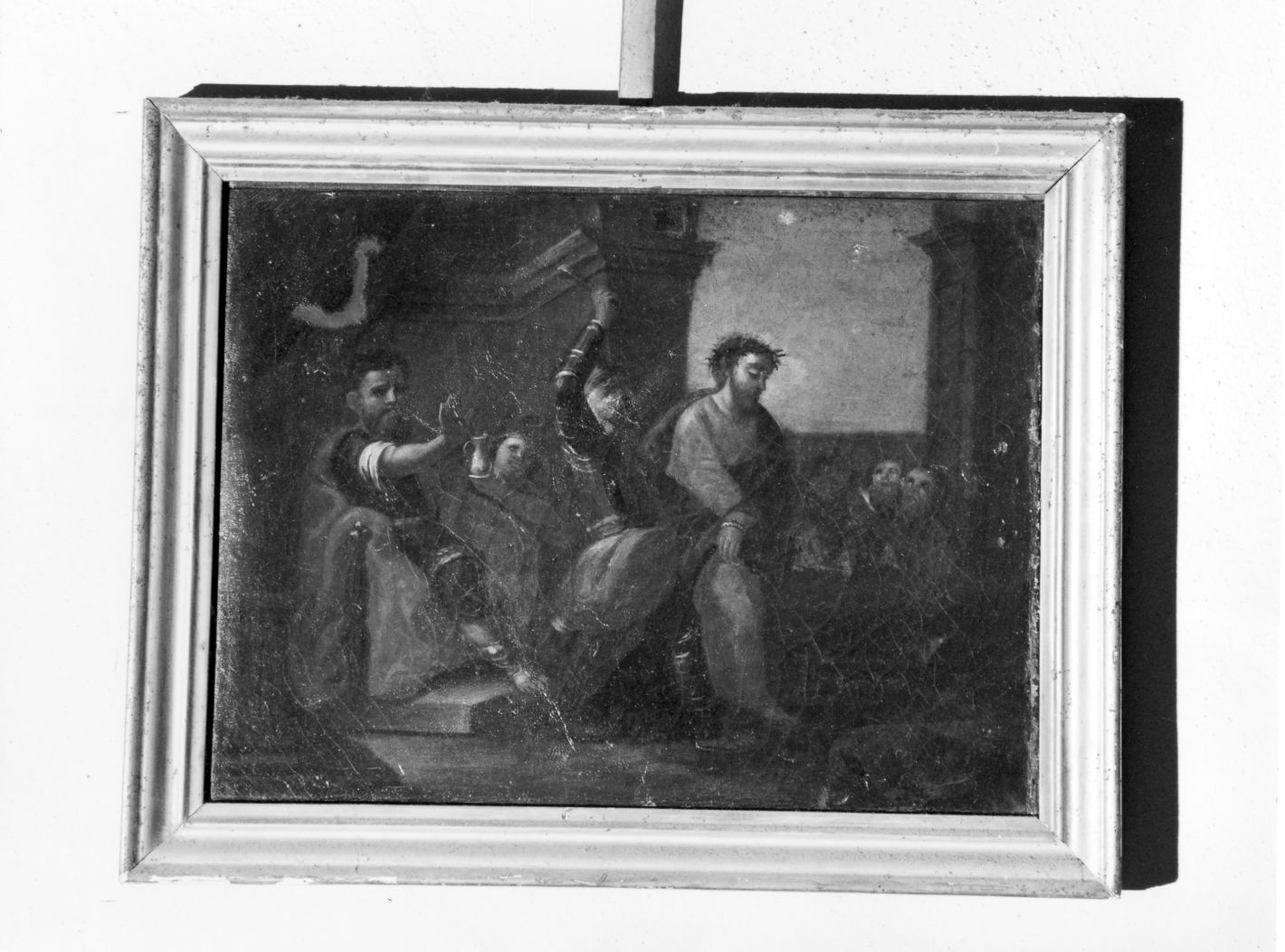 stazione I: Gesù condannato a morte (dipinto, ciclo) - ambito campano (sec. XIX)