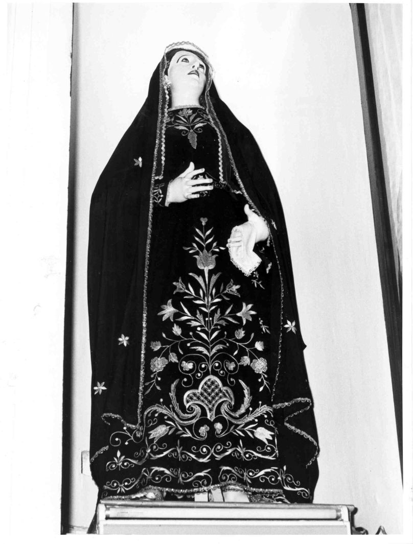 Madonna Addolorata (manichino) - bottega campana (sec. XIX)