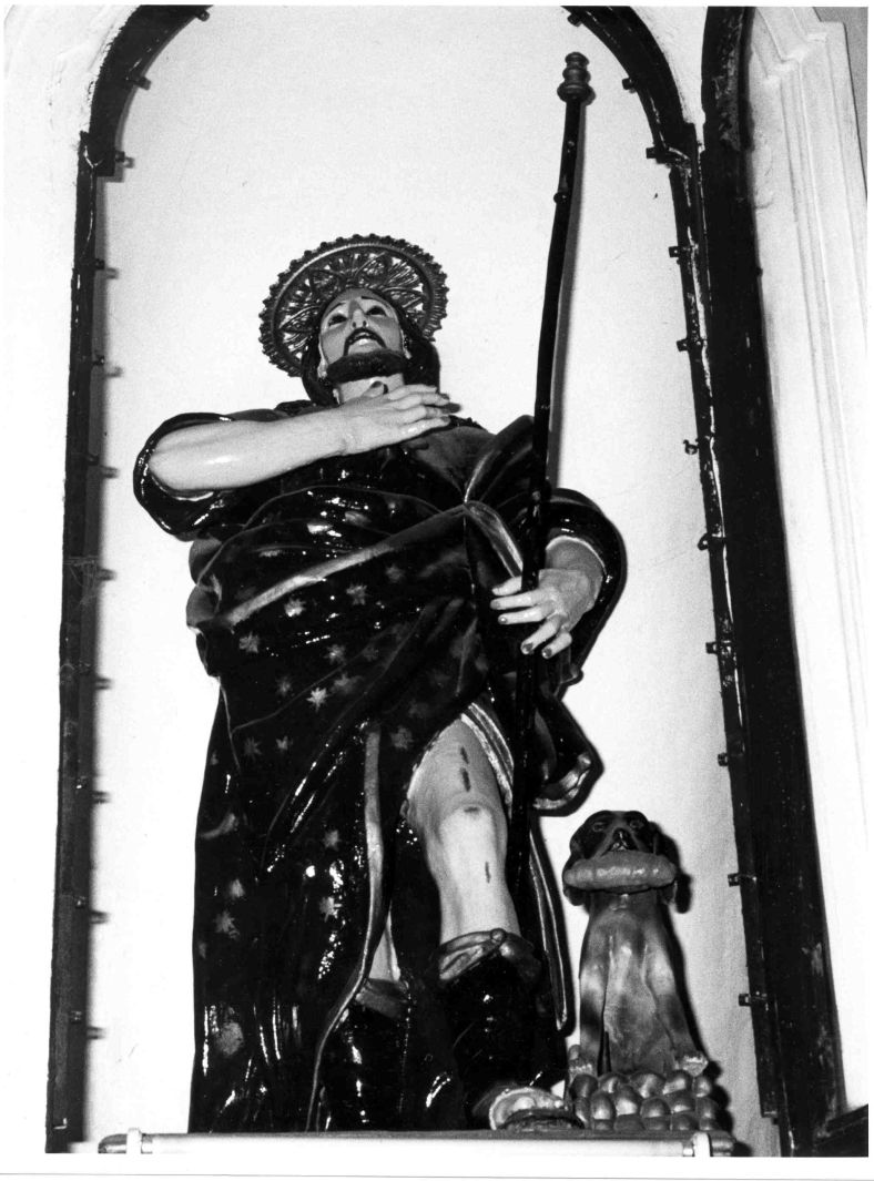 San Rocco (statua) - bottega campana (sec. XIX)