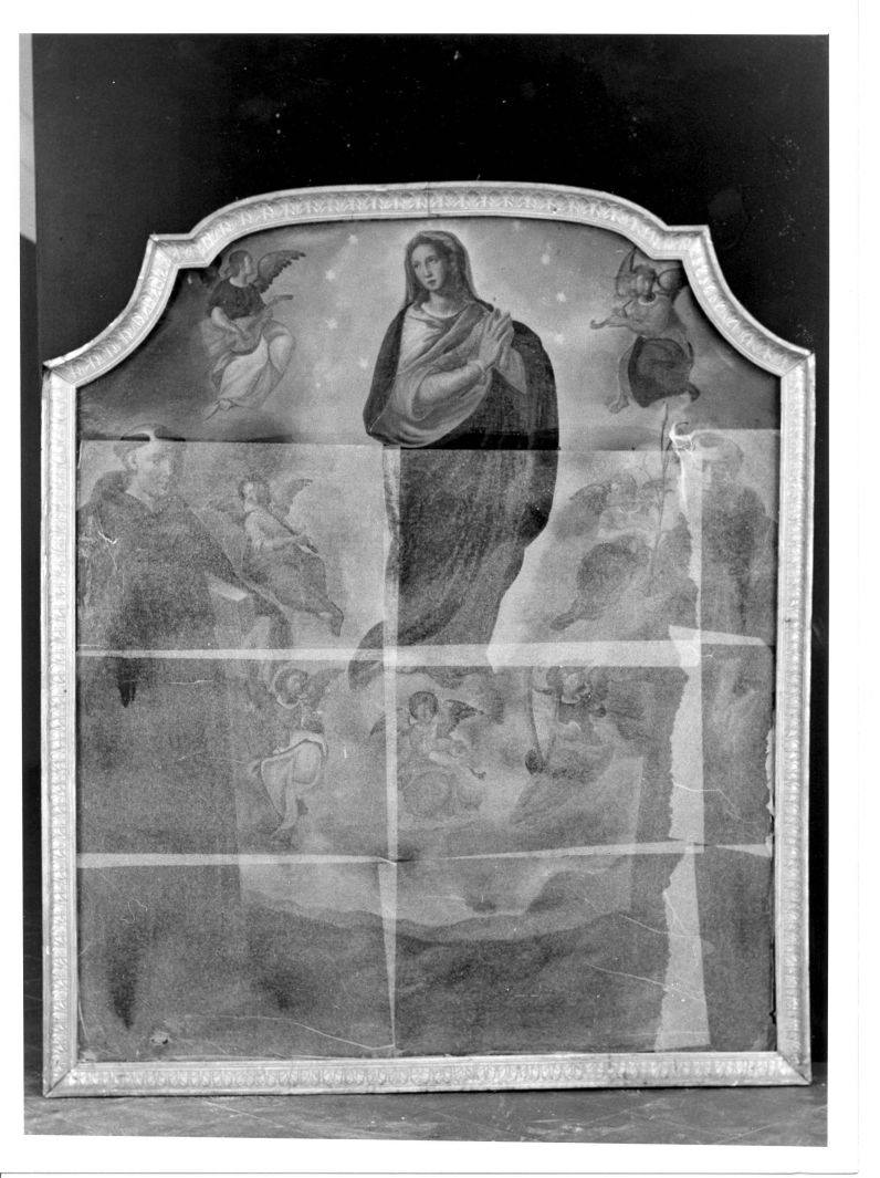 Madonna Immacolata e Santi (dipinto) - ambito napoletano (primo quarto sec. XVII)