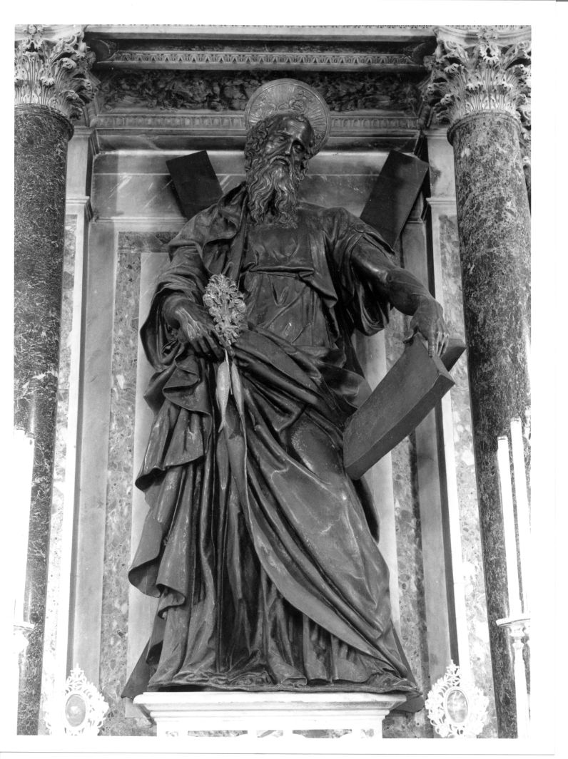 Sant'Andrea (statua) di Naccherino Michelangelo (sec. XVII)