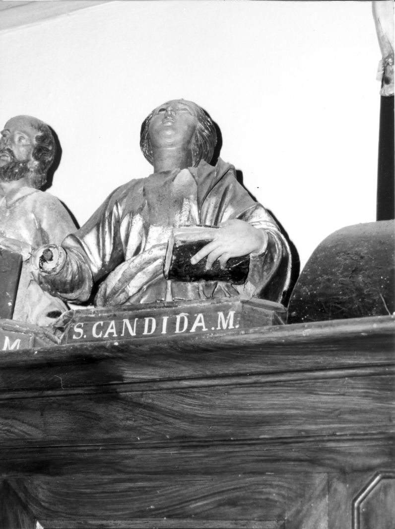 Santa Candida (reliquiario - a busto, opera isolata) - bottega campana (sec. XVIII)