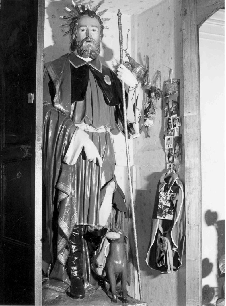 San Rocco (statua) - bottega campana (fine/inizio secc. XIX/ XX)