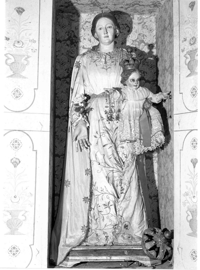 Madonna con Bambino (statua) - bottega campana (prima metà sec. XIX)
