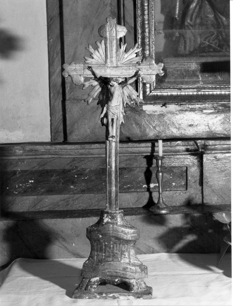 croce d'altare - bottega campana (sec. XIX)