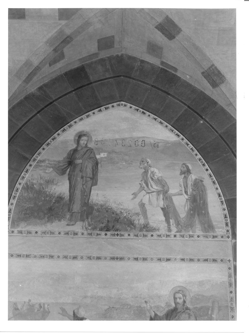 vocazione di San Pietro e Sant'Andrea (dipinto, ciclo) di Morelli Domenico, Vetri Paolo (sec. XIX)