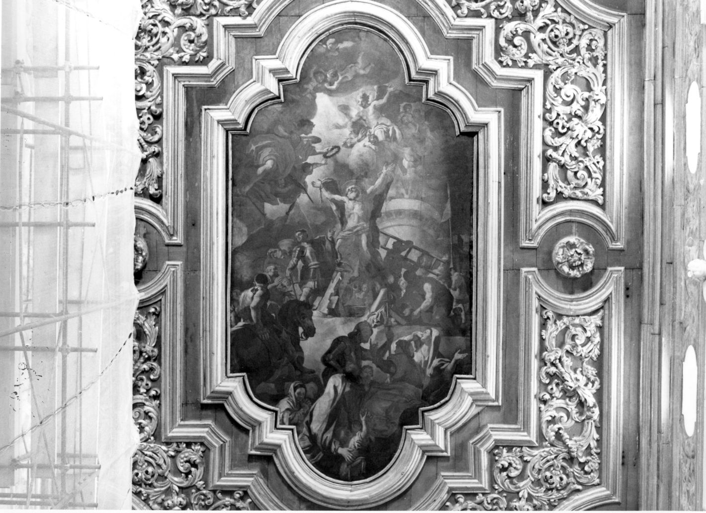 crocifissione di Sant'Andrea (dipinto, ciclo) di D'Aste Andrea (attribuito) (sec. XVIII)
