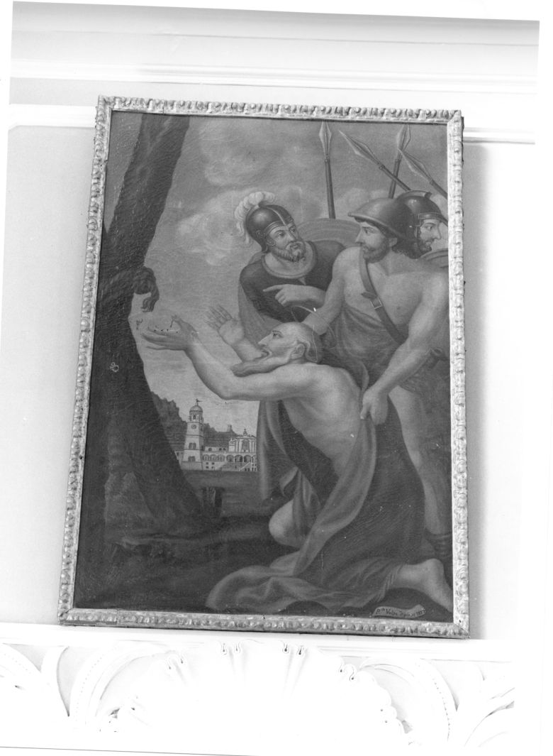 Sant'Andrea condotto al martirio (dipinto) di Volpe P.re (sec. XIX)
