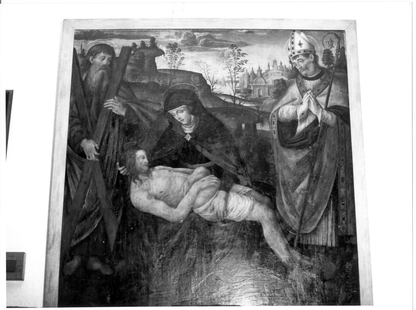 Cristo in pietà (dipinto) di Solario Antonio (attribuito) (prima metà sec. XVI)