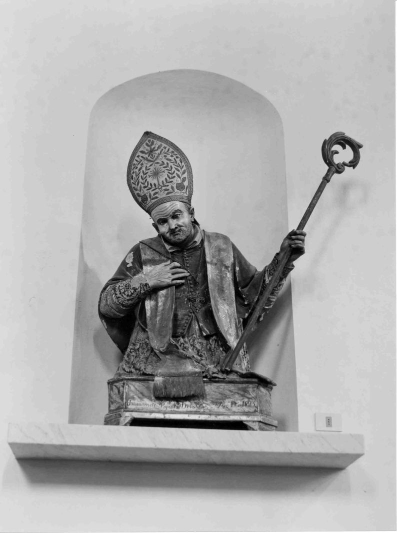 Sant' Alfonso Maria de Liguori (scultura) - bottega campana (sec. XIX)