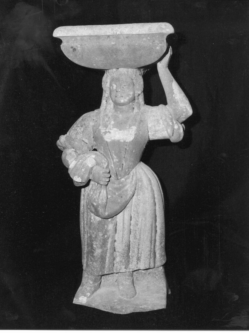 pacchiana (scultura, elemento d'insieme) - bottega Italia centro-meridionale (fine/inizio secc. XIX/ XX)