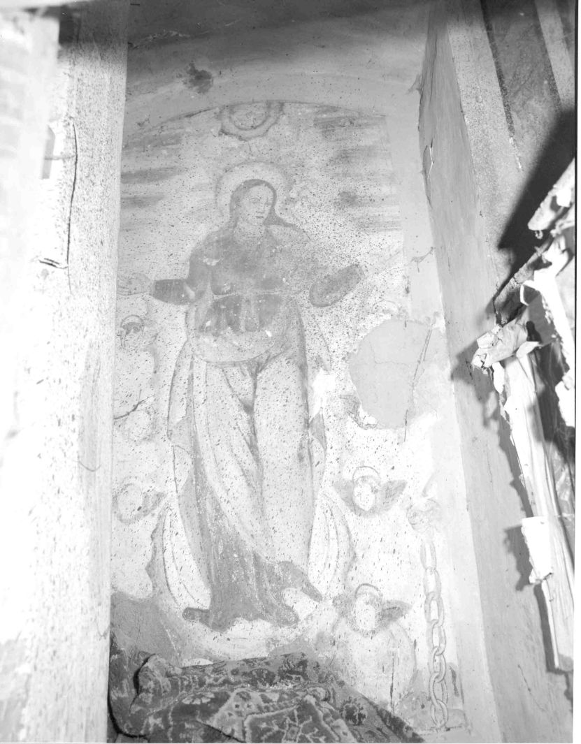 Madonna Immacolata (dipinto, frammento) - ambito campano (sec. XIX)