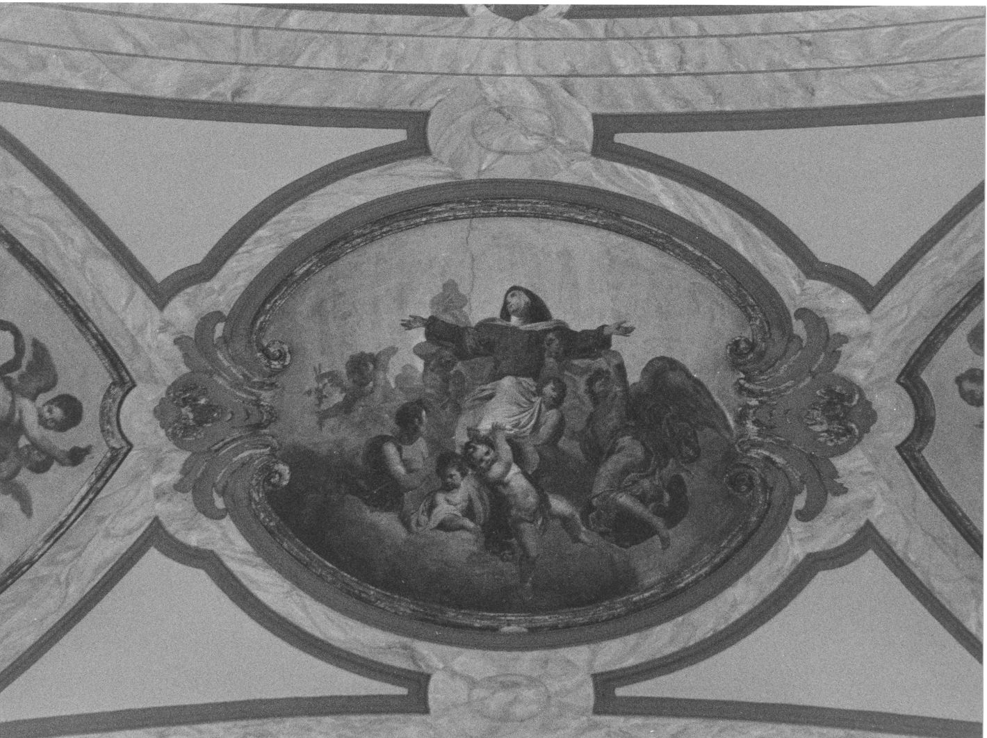 Morte di Santa Teresa d'Avila (dipinto) di Salvati Paliotti V (attribuito) (sec. XIX)