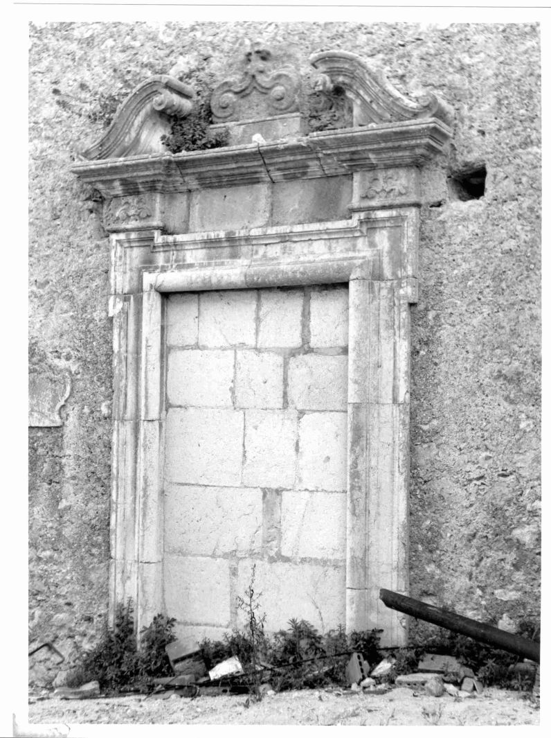 mostra di portale - bottega campana (sec. XVIII)