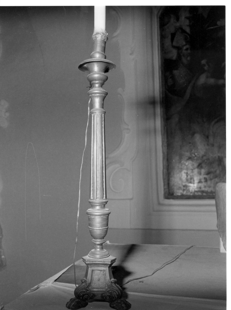 candeliere, serie - bottega Italia meridionale (sec. XIX)