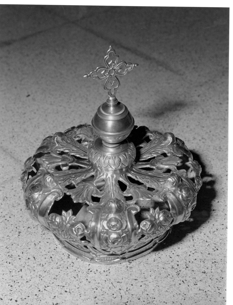 corona da statua - bottega Italia meridionale (inizio sec. XVIII)