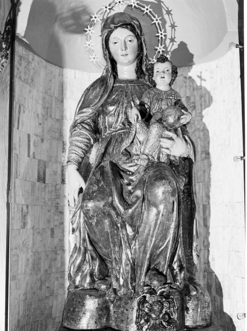 Madonna con Bambino (statua) - bottega Italia meridionale (fine/inizio secc. XVI/ XVII)