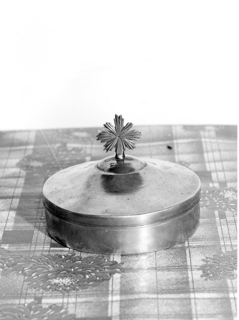 teca eucaristica - bottega Italia meridionale (sec. XIX)