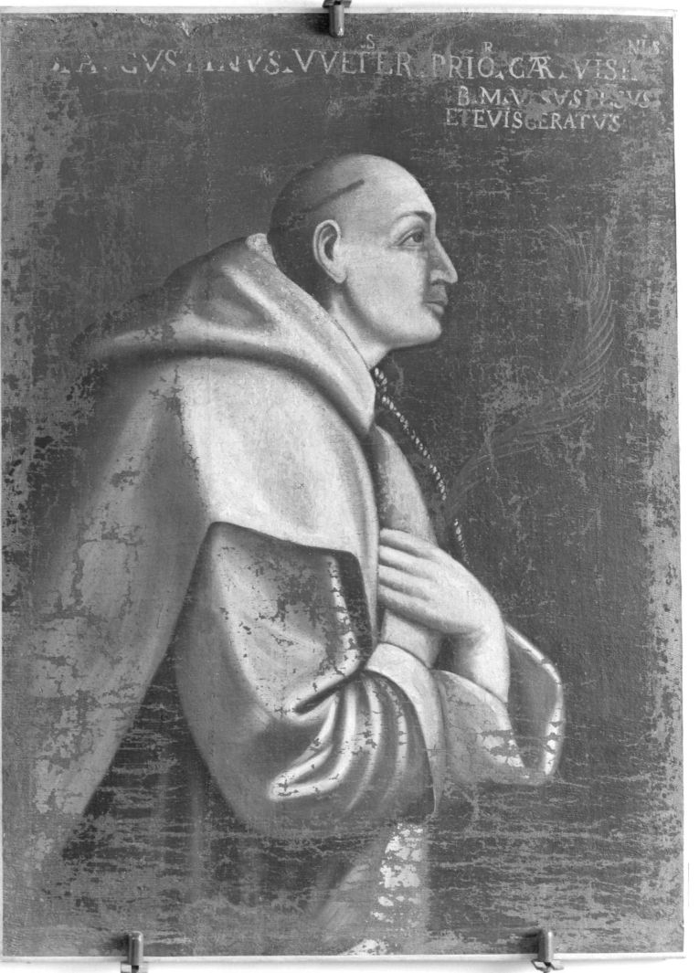 monaco martire (dipinto) - ambito napoletano (sec. XVIII)