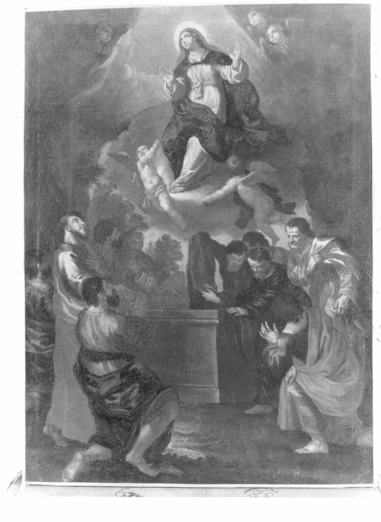 assunzione della Madonna (dipinto) di Solimena Francesco detto Abate Ciccio (bottega) (prima metà sec. XVIII)