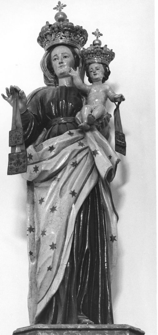 Madonna del Carmelo (statua) - bottega Italia meridionale (sec. XVIII)