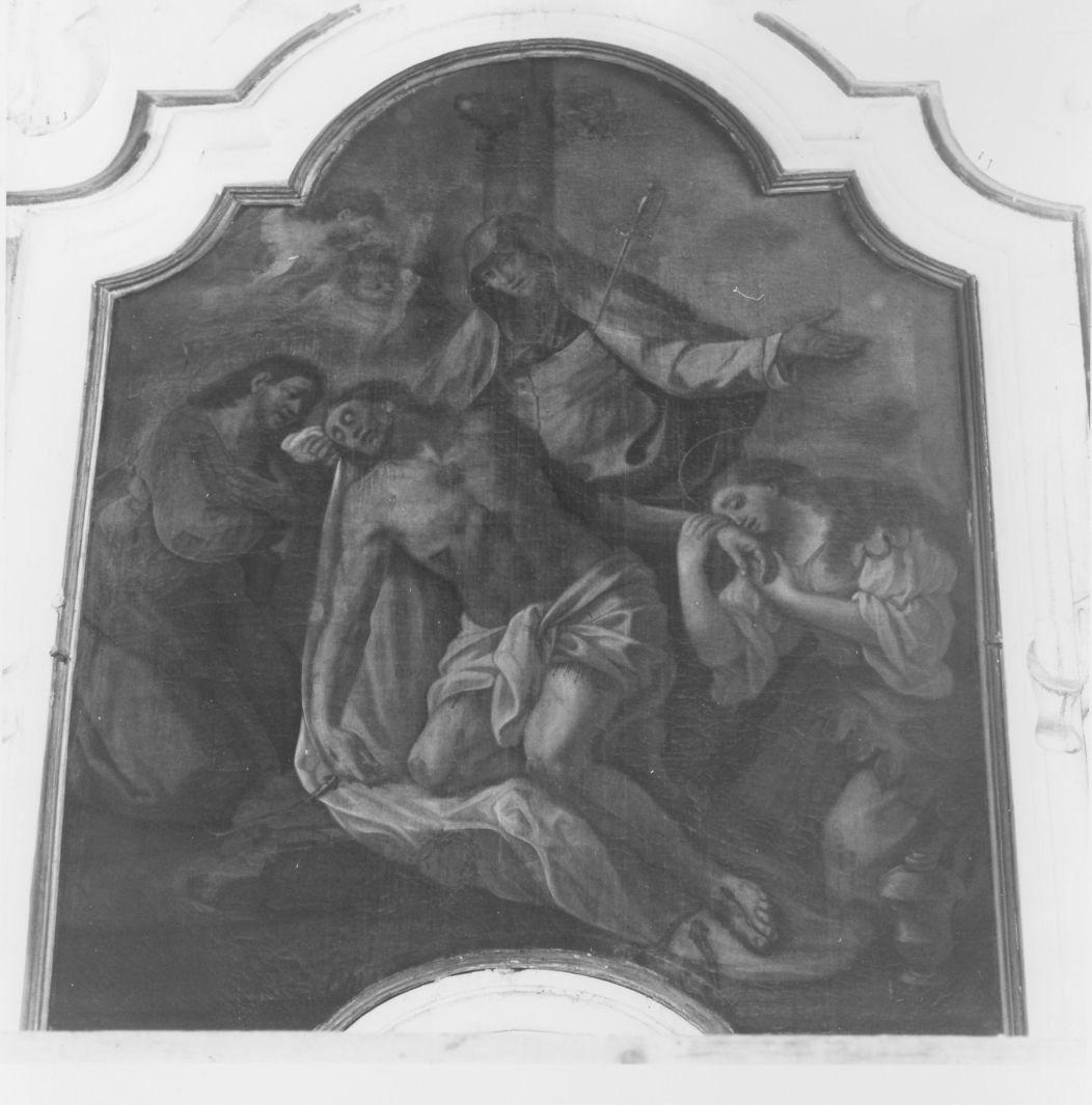 Cristo deposto dalla croce (dipinto) di Mozzillo Angelo (bottega) (inizio sec. XIX)