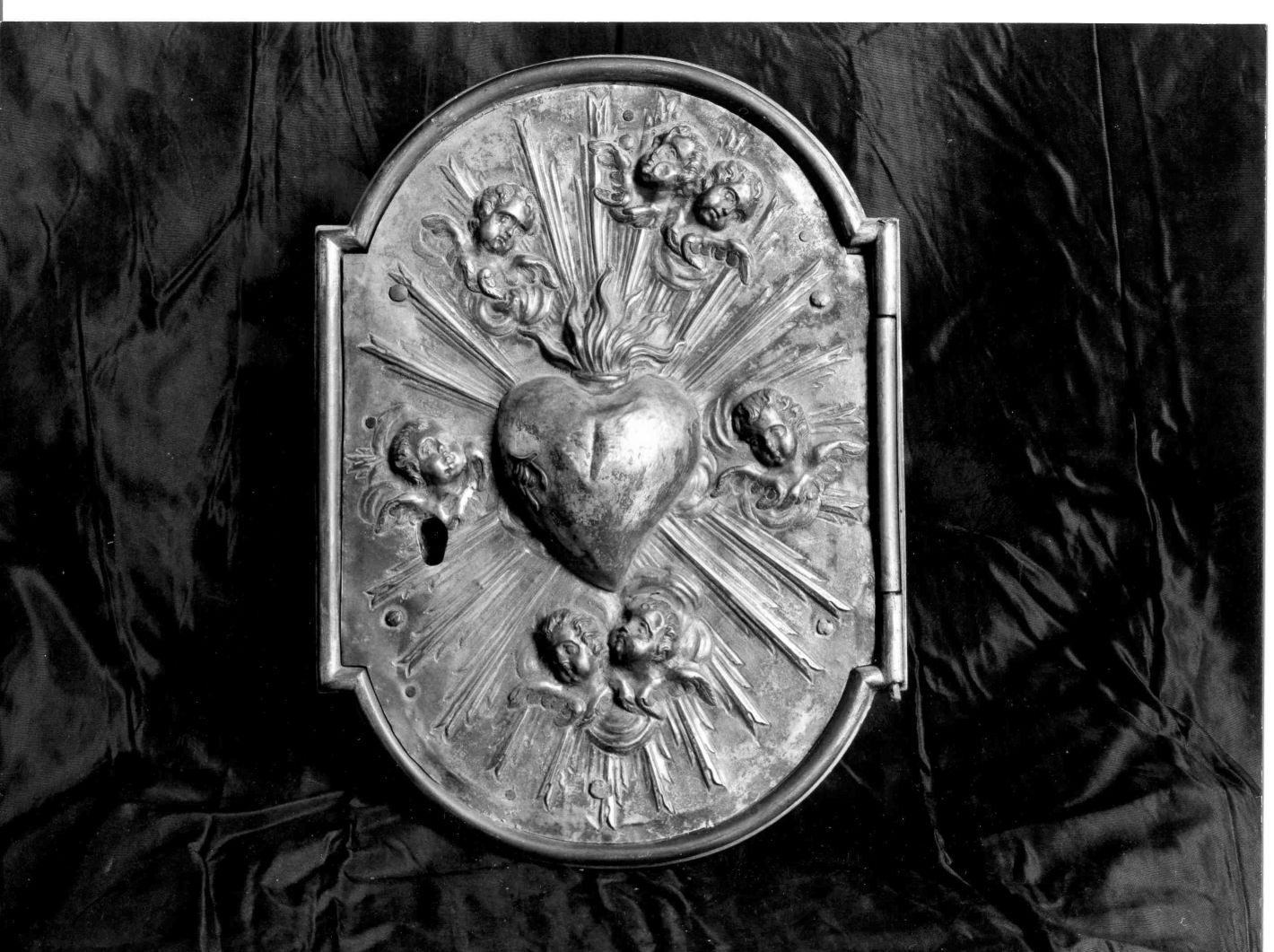 Sacro Cuore di Gesù (sportello di tabernacolo) - bottega Italia meridionale (seconda metà sec. XVIII)