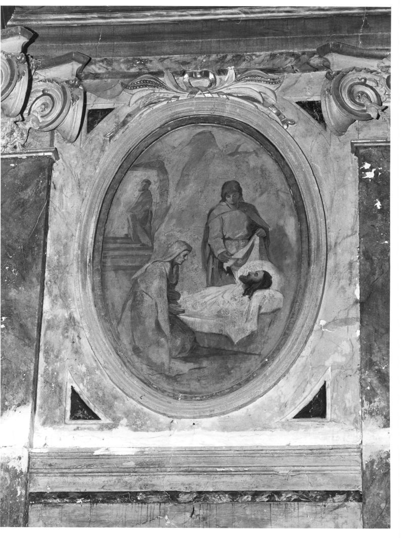 deposizione di Cristo nel sepolcro (dipinto, ciclo) - ambito campano (sec. XVII)