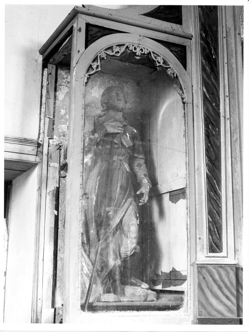 San Rocco (statua, opera isolata) - bottega campana (sec. XX)