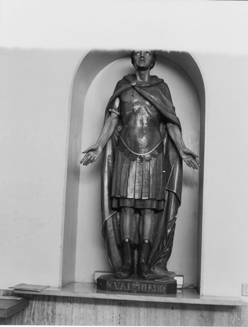 San Valeriano (statua) - bottega Italia settentrionale (seconda metà sec. XX)