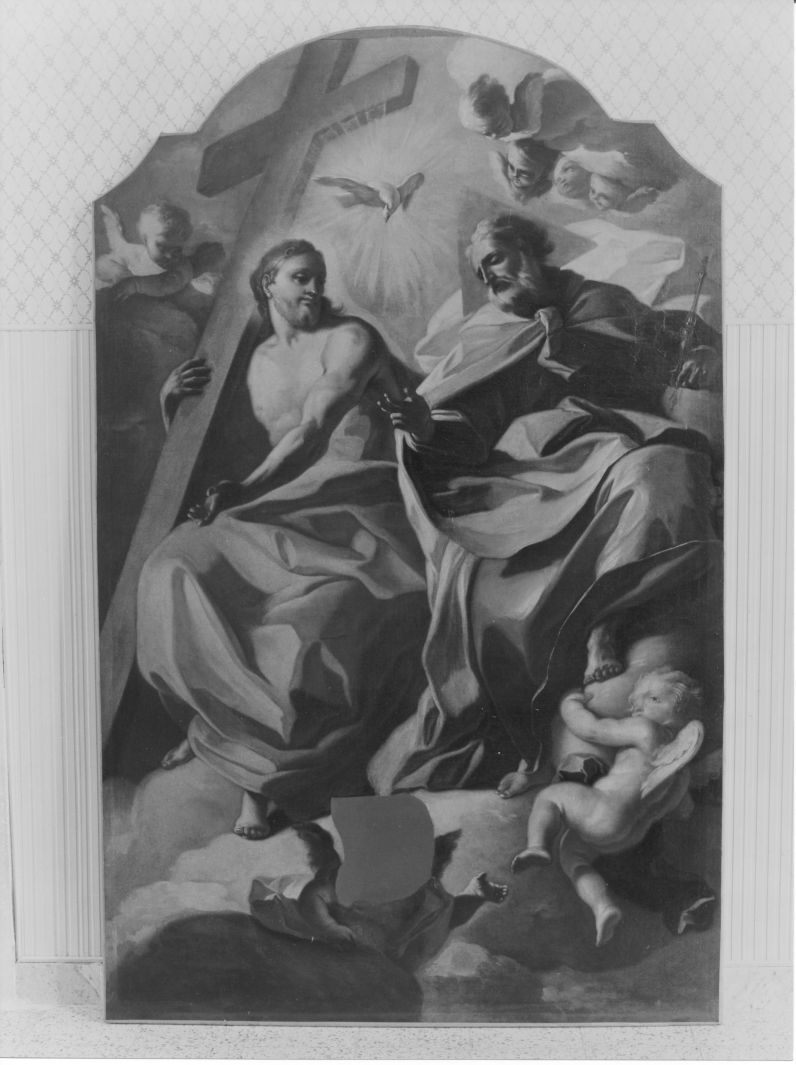 Trinità (dipinto) di Peccheneda Nicola (attribuito) (seconda metà sec. XVIII)
