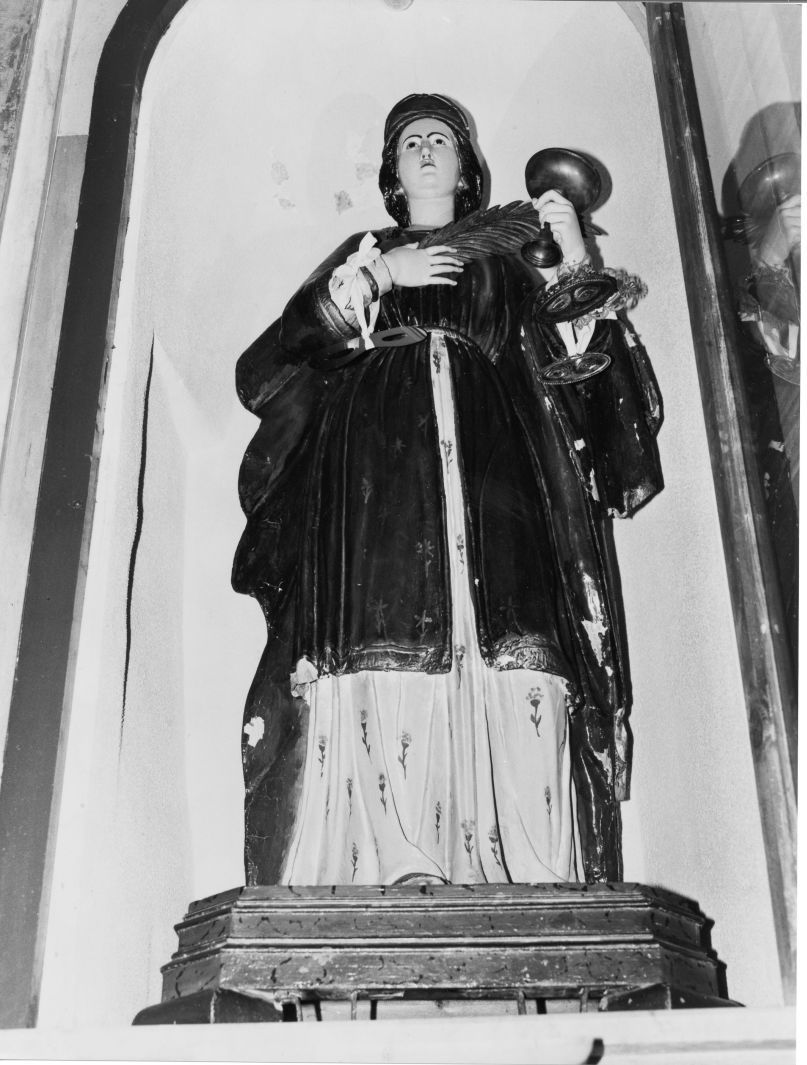 Santa Lucia (statua) - bottega napoletana (prima metà sec. XIX)