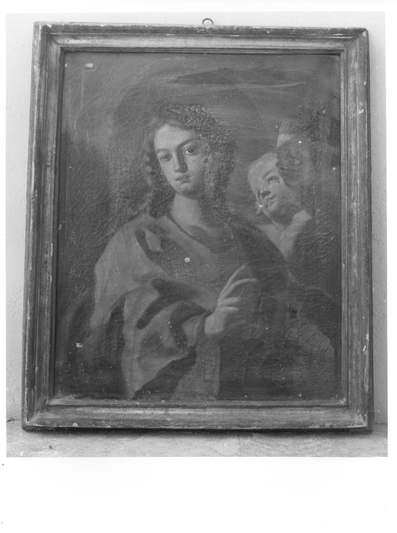 Cristo redentore benedicente (dipinto) di D'Aste Andrea (maniera) (prima metà sec. XVIII)