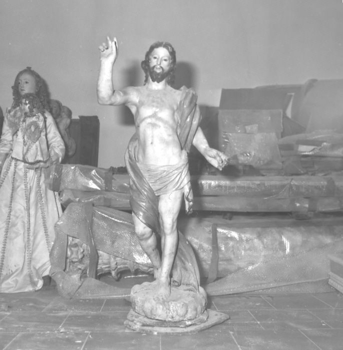 Cristo risorto (statua) - bottega campana (sec. XIX)