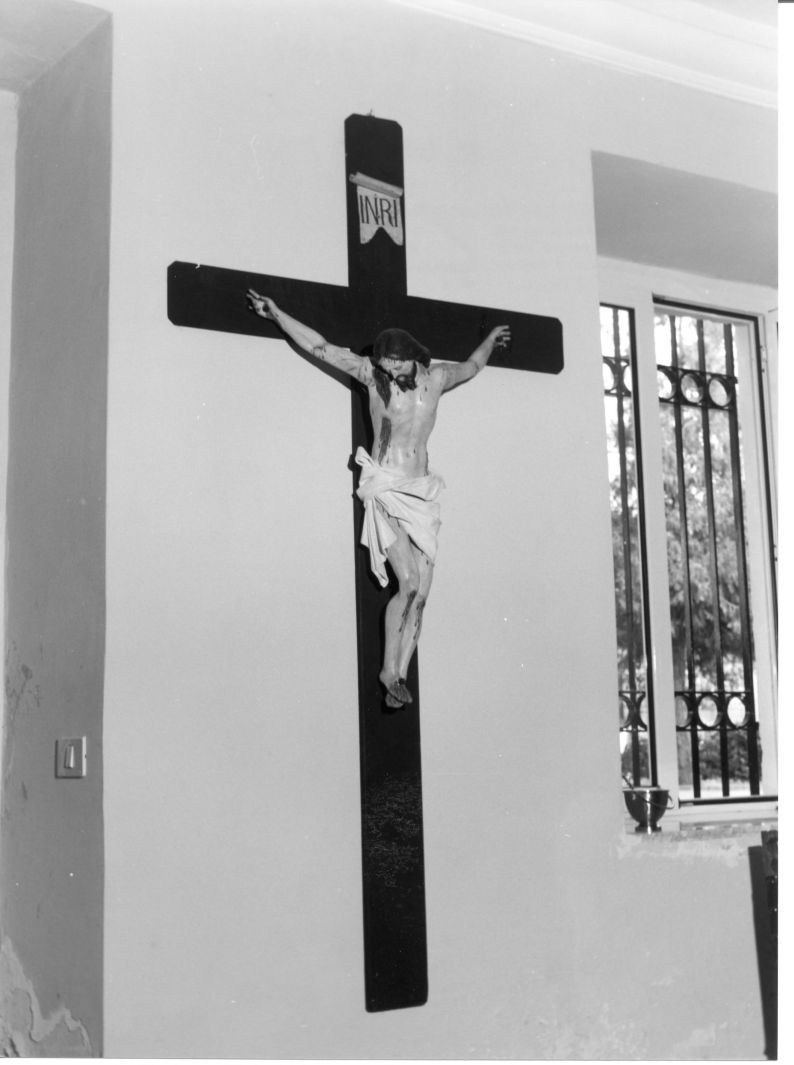 Cristo crocifisso (crocifisso) - bottega Italia meridionale (seconda metà sec. XIX)