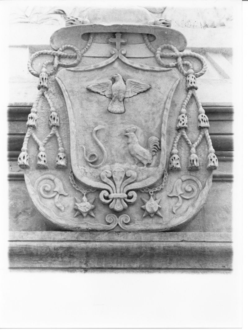 stemma vescovile (rilievo) - bottega irpina (sec. XIX)