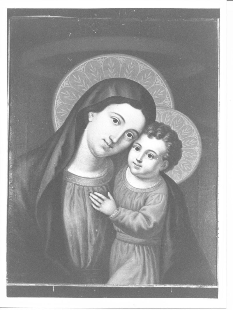 Madonna con Bambino (dipinto) - ambito campano (fine sec. XIX)