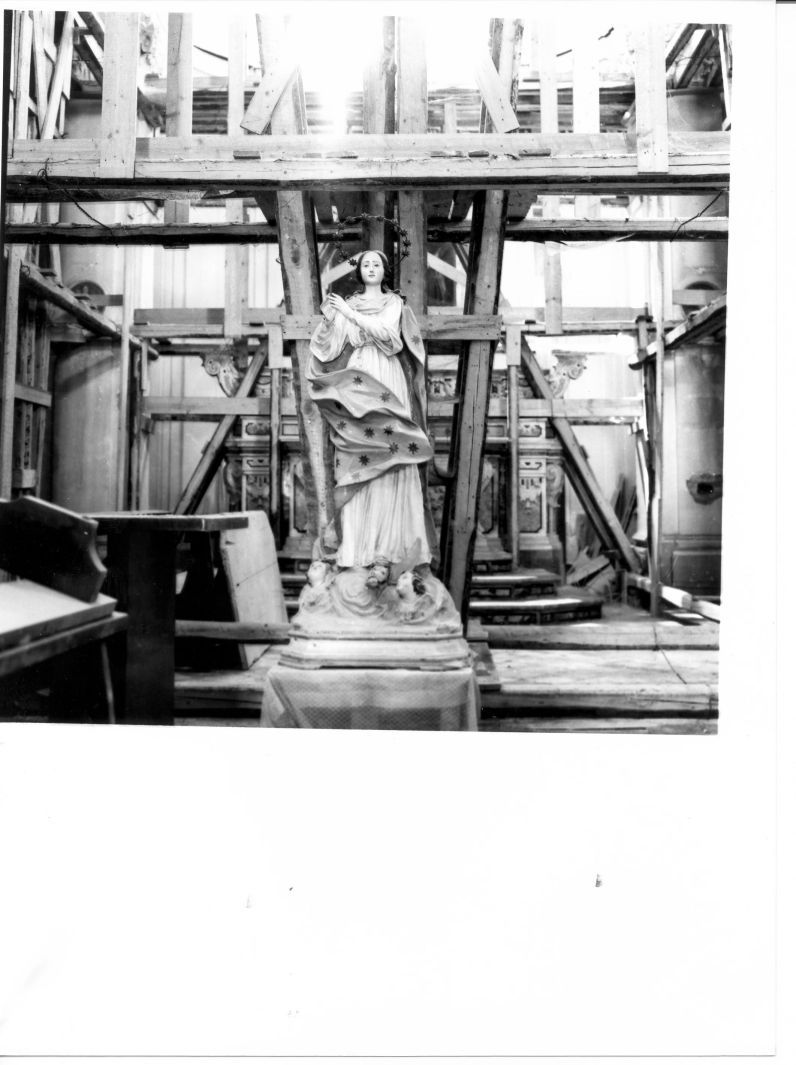 Madonna Immacolata (statua) - bottega campana (fine/inizio secc. XVIII/ XIX)