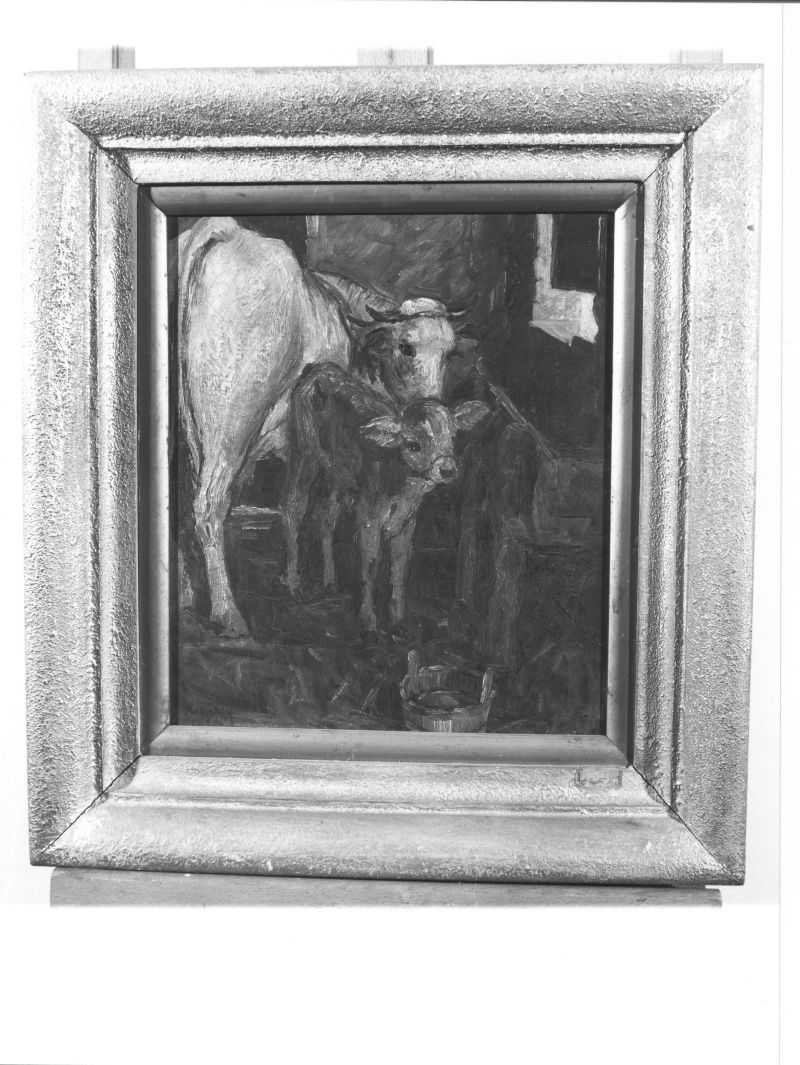 vitelli (dipinto) di Grassi Alfonso (sec. XX)