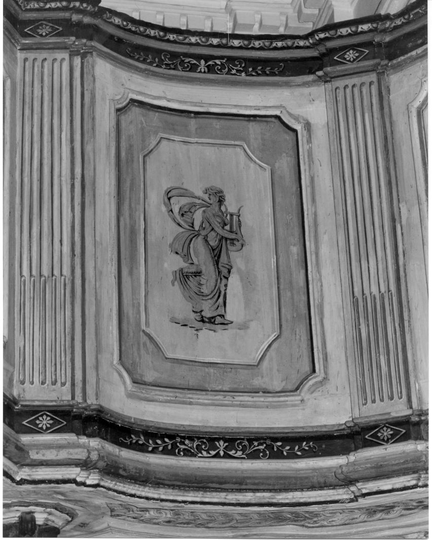 allegoria della Musica (decorazione pittorica) - ambito campano (inizio sec. XIX)
