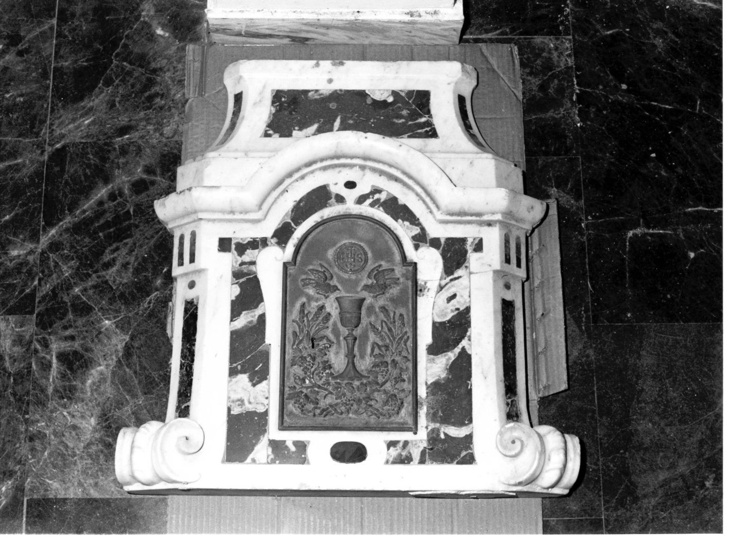 tabernacolo, frammento di Sanmartino Giuseppe (bottega) (seconda metà sec. XVIII)