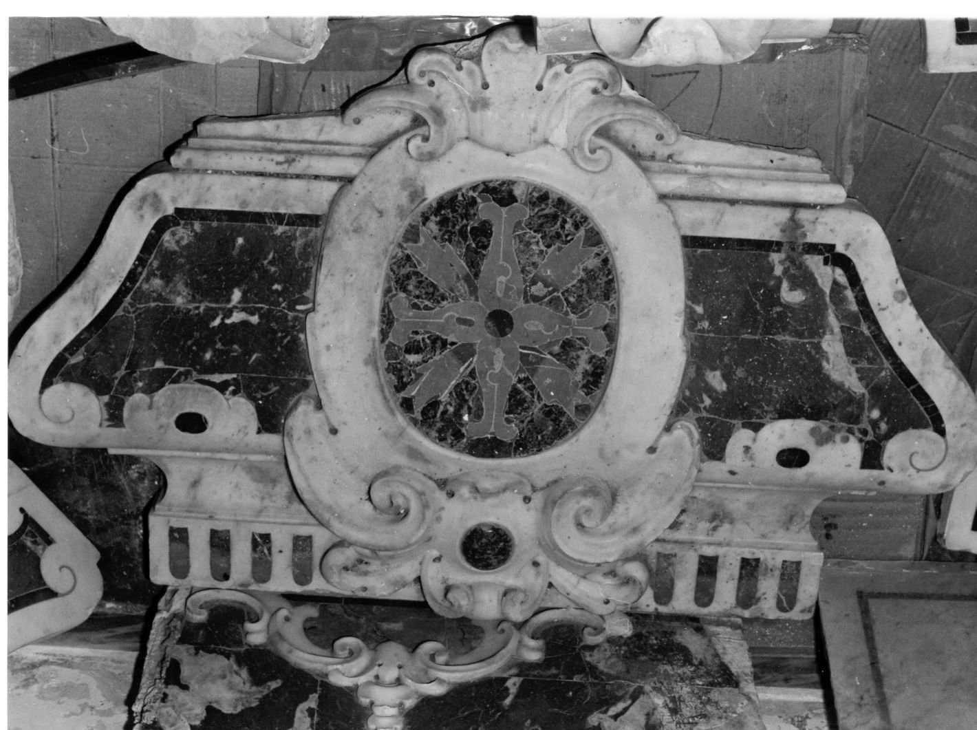 altare, frammento di Sanmartino Giuseppe (bottega) (seconda metà sec. XVIII)