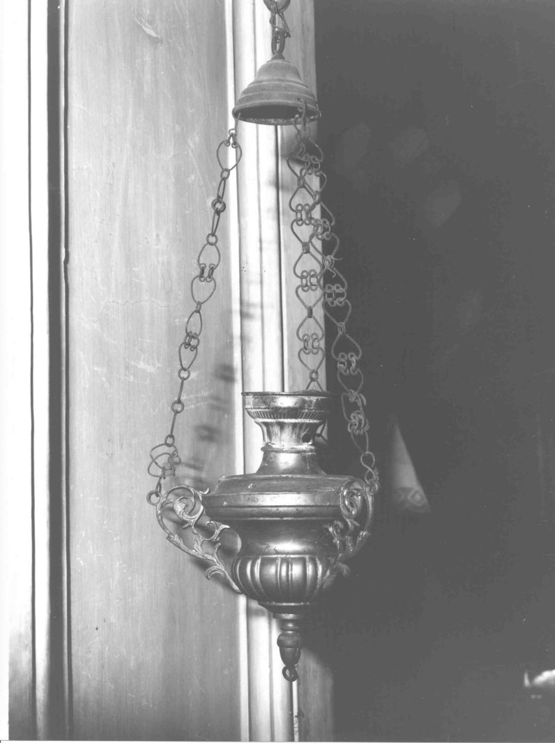 lampada del SS. Sacramento - bottega Italia centro-orientale (seconda metà sec. XVIII)