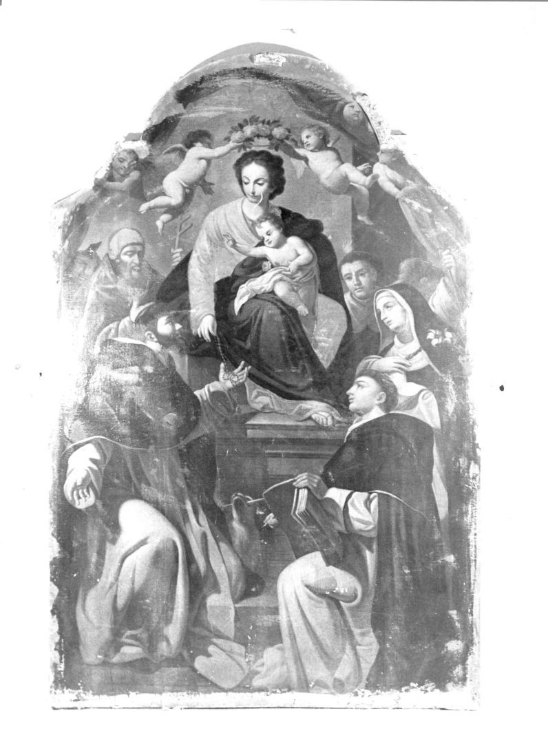 Madonna del Rosario (dipinto) di Desiderio Costantino (sec. XVIII)