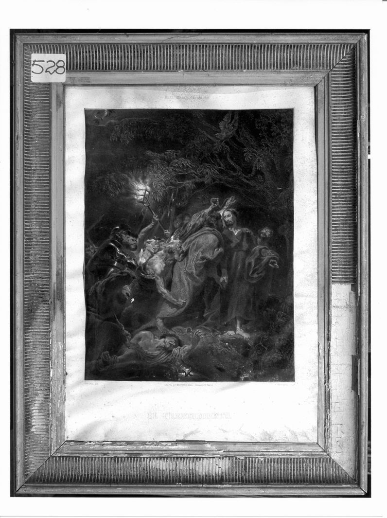 cattura di Cristo (stampa a colori) di Van Dyck Anton (sec. XIX)