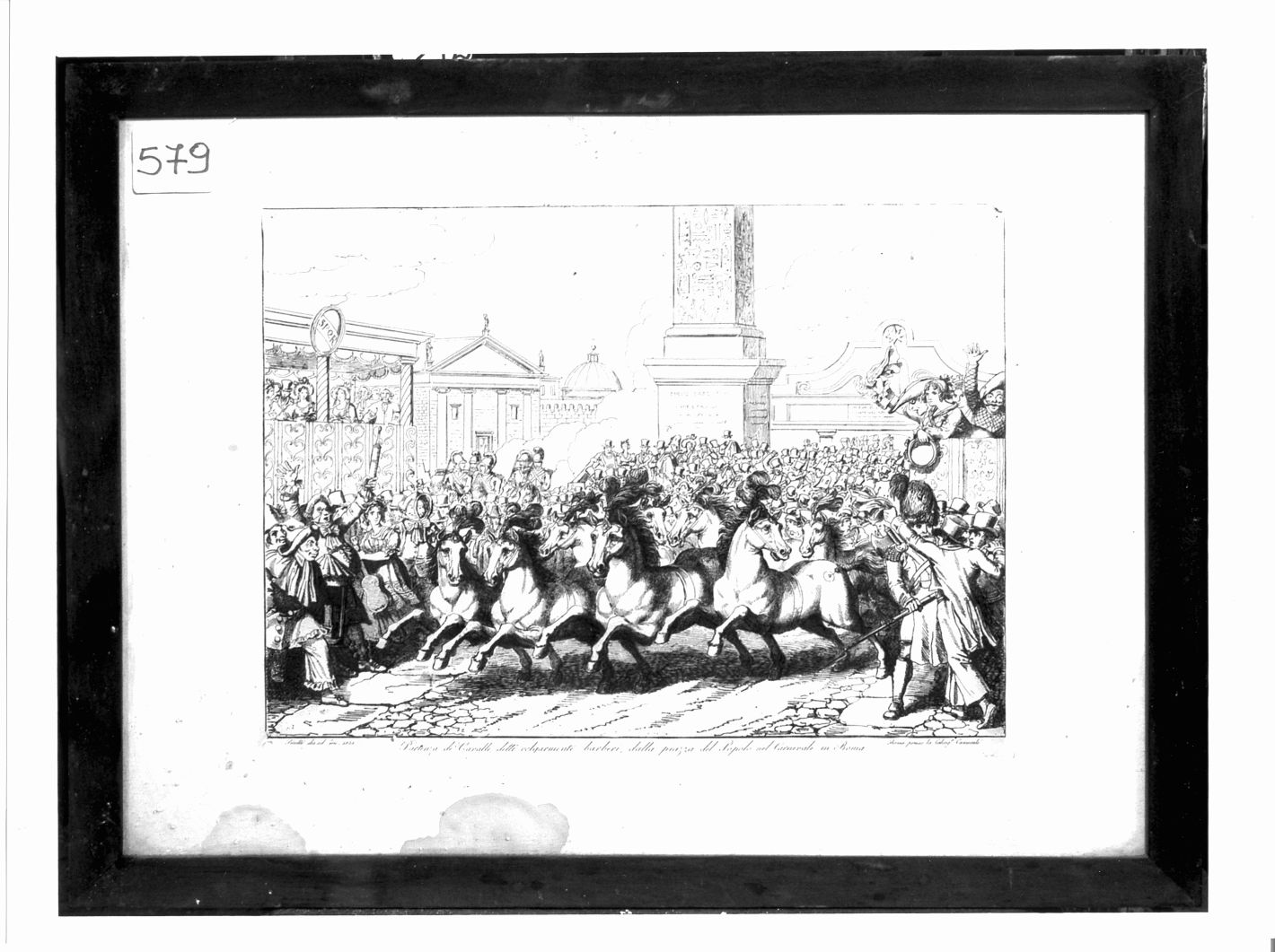cavallo (stampa) di Pinelli Bartolomeo (sec. XIX)