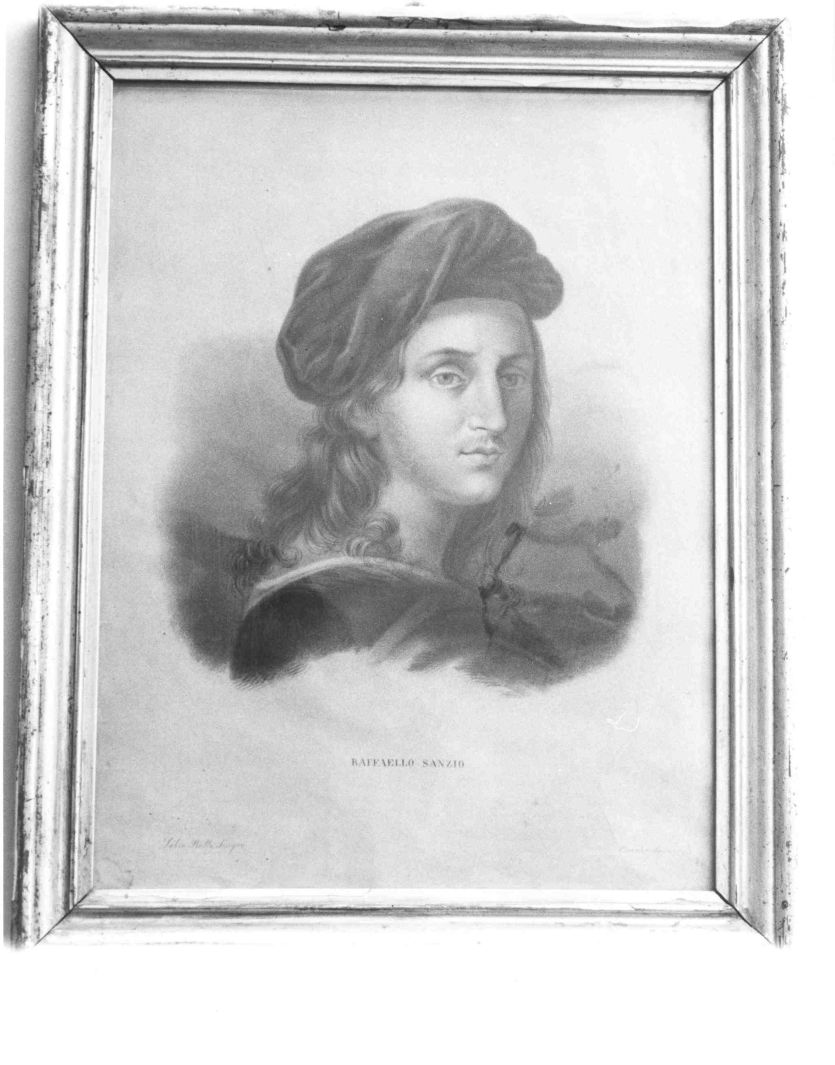 ritratto d'uomo (disegno) - bottega Italia meridionale (metà sec. XIX)
