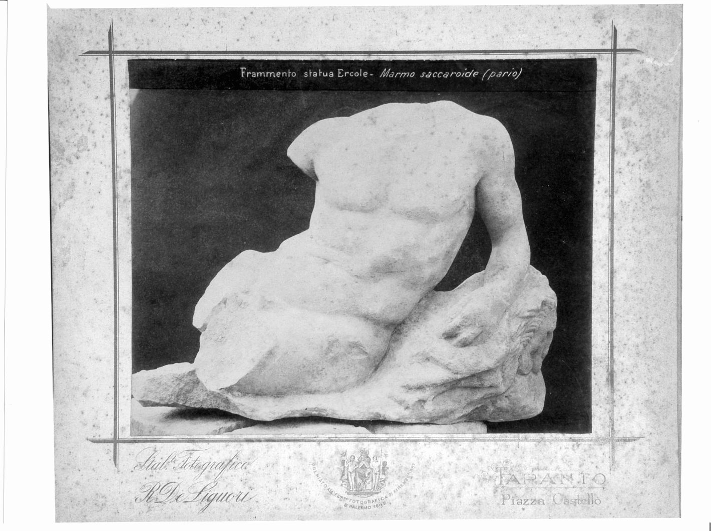 Ercole - Statua (positivo) di De Liguori R (XIX)