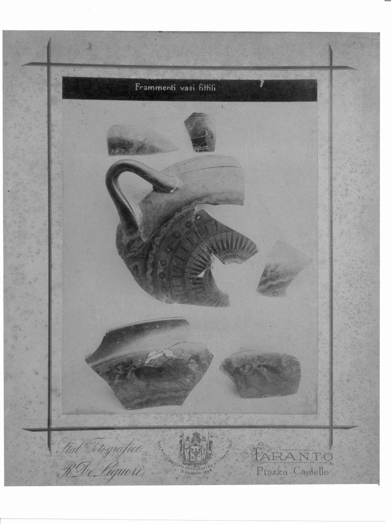 Frammenti di vasi fittili (positivo) di De Liguori R (XIX)